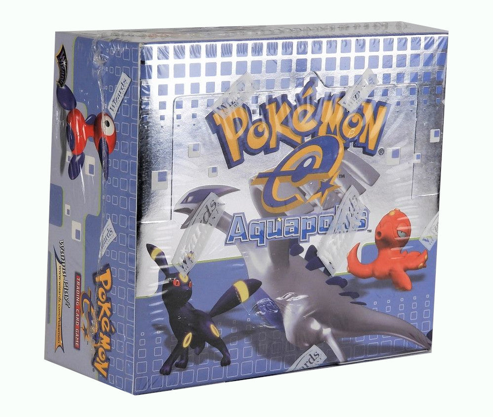 Aquapolis Pokémon booster box reference photo