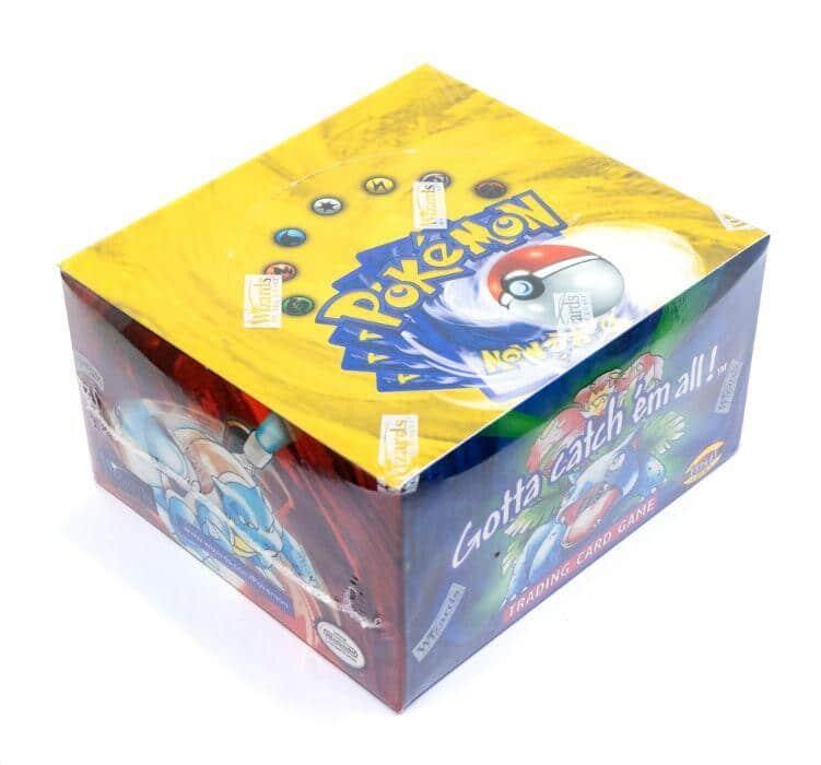 Base Set Pokémon booster box reference photo