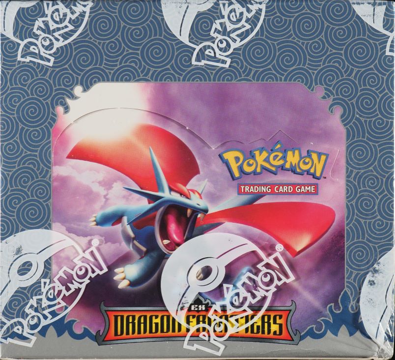 EX Dragon Frontiers Pokémon booster box reference photo