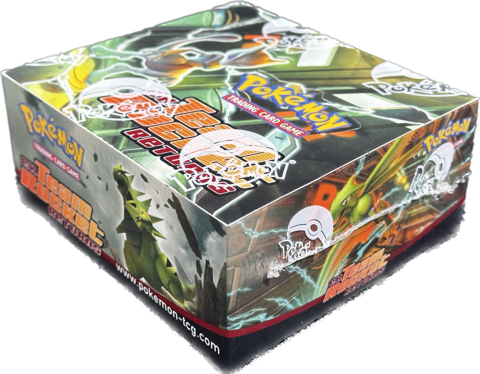 EX Team Rocket Returns Pokémon booster box reference photo