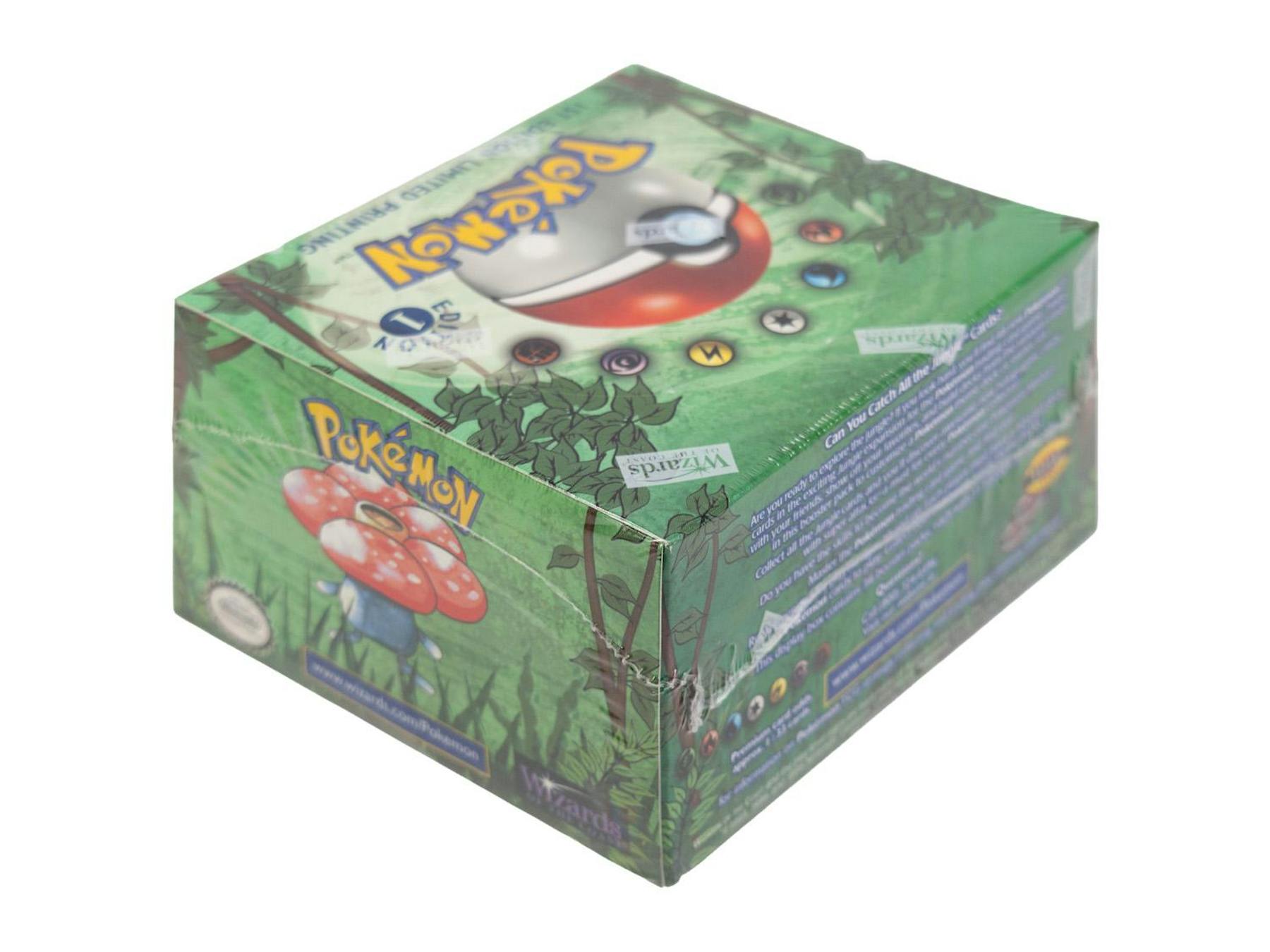 Jungle Pokémon booster box reference photo